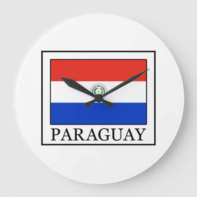 Reloj Redondo Grande Paraguay (Anverso)