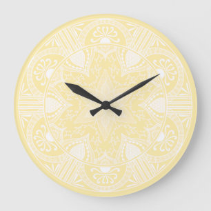 Reloj Redondo Grande Parchment Mandala