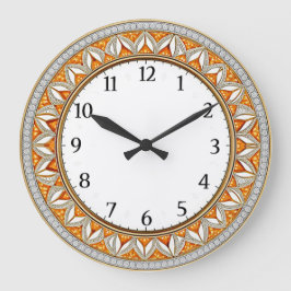 Reloj Redondo Grande Pared Art Déco