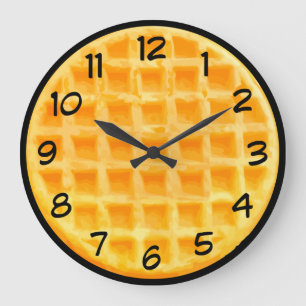 Reloj Redondo Grande Pared temática divertida de la cocina