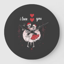 Pareja de esqueletos divertidos enamorados