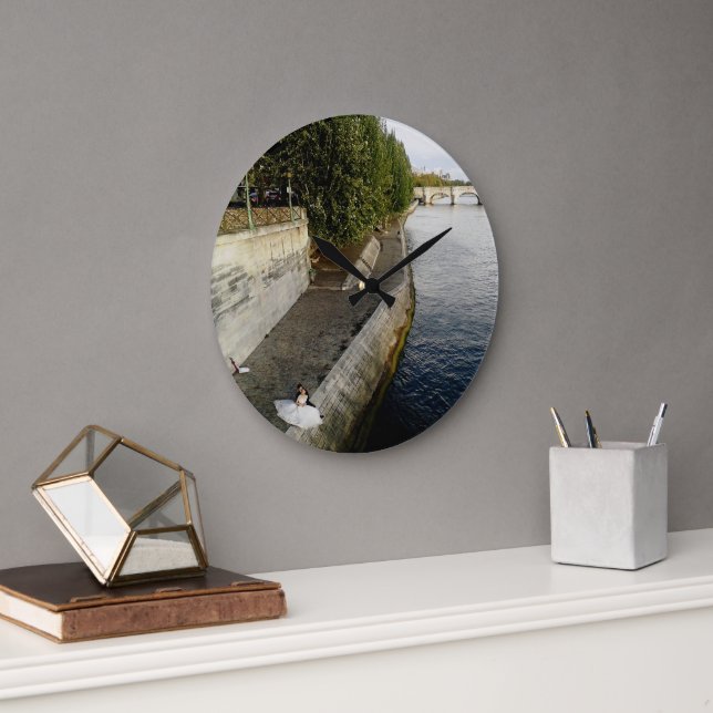 Reloj Redondo Grande Pareja en París (Oficina)