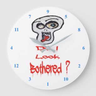Reloj Redondo Grande ¿Parezco molesto?