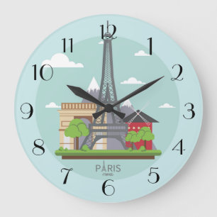 Reloj Redondo Grande Paris