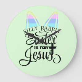 Reloj Redondo Grande Pascua es para Jesús