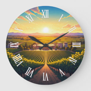 Reloj Redondo Grande Paso Robles Costa Central de California