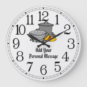 Reloj Redondo Grande Pasta Kitchen