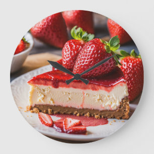 Reloj Redondo Grande Pastelería Cheesecake Productos Horneados Apasiona