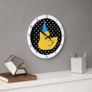 Reloj Redondo Grande patito pato