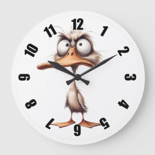 Reloj Redondo Grande Pato caprichoso