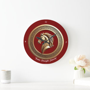 Reloj Redondo Grande "Patrimonio ecuestre helénico"