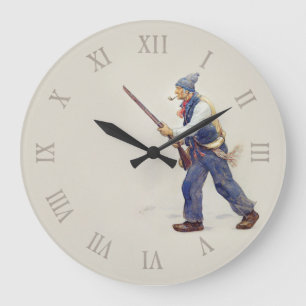 Reloj Redondo Grande Patriote Québec Rébellion 1837-1838 Henri Julien