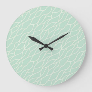 Reloj Redondo Grande Patrón abstracto