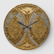 Patrón Art Decó Plata Y Oro