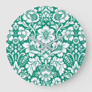 Reloj Redondo Grande Patrón Damask 10