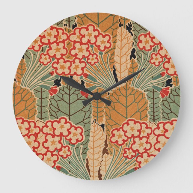 Reloj Redondo Grande Patrón de Art Nouveau #1 en Emporio Moffa (Anverso)
