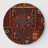 Patrón de arte aborigen africano sin problemas