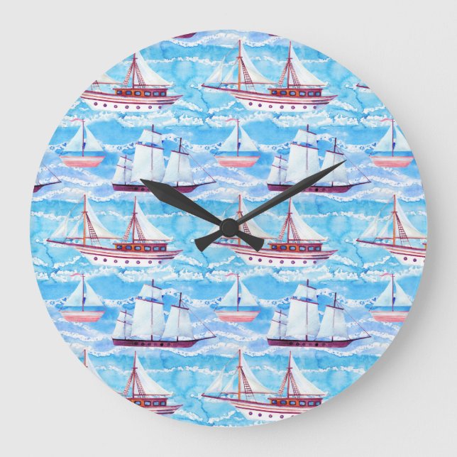Reloj Redondo Grande Patrón de buques náuticos (Anverso)