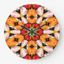 Patrón de buquet de tulipanes