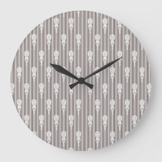Reloj Redondo Grande Patrón de cruz Afro Aygebam Lalibela