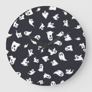 Reloj Redondo Grande Patrón de fantasma