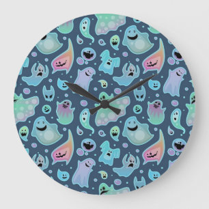 Reloj Redondo Grande Patrón de fantasma