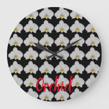 Patrón de flores orquídeas para jardineros y flore