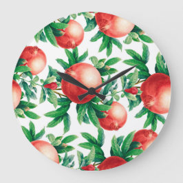 Reloj Redondo Grande Patrón de Garnet