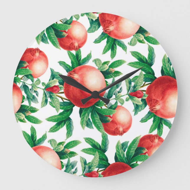 Reloj Redondo Grande Patrón de Garnet (Anverso)