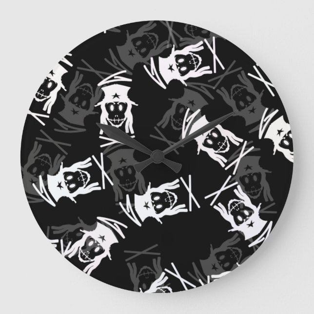 Reloj Redondo Grande Patrón de generación X (Anverso)