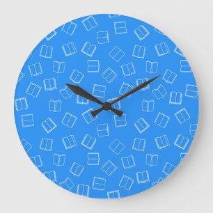Reloj Redondo Grande Patrón de libro