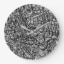 Patrón de líneas blancas y negras abstractas