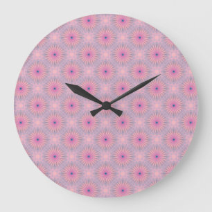 Reloj Redondo Grande Patrón de Mandala