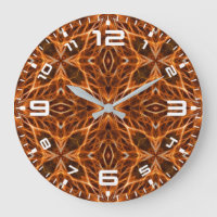 Patrón de Mandala de Kaleidoscope Marrón
