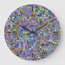 Patrón de mosaicos con textura de arcoiris psicodé