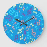 Patrón de notas musicales