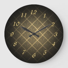 Patrón de ventilador Art Deco