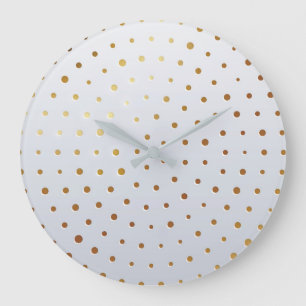 Reloj Redondo Grande Patrón dorado 5