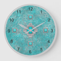 Patrón geométrico del Rock Turquesa del Suroeste