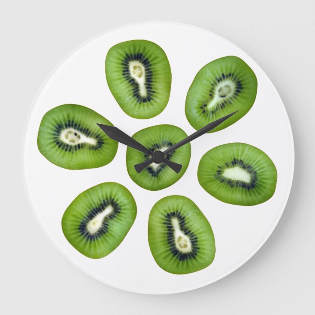 Reloj Redondo Grande Patrón Kiwi (Anverso)