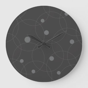 Reloj Redondo Grande Patrón moderno, simple, lúdico, divertido de círcu