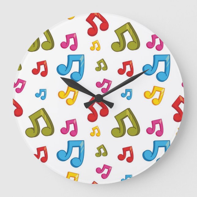 Reloj Redondo Grande Patrón musical (Anverso)
