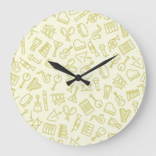 Reloj Redondo Grande Patrón musical