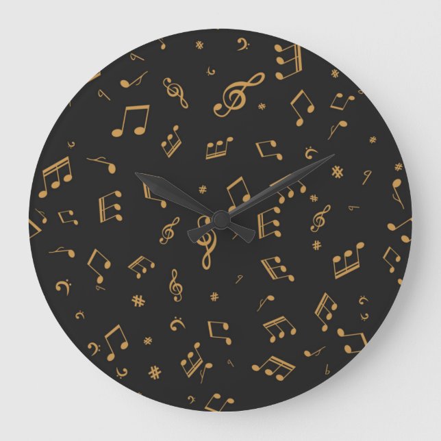 Reloj Redondo Grande Patrón musical (Anverso)
