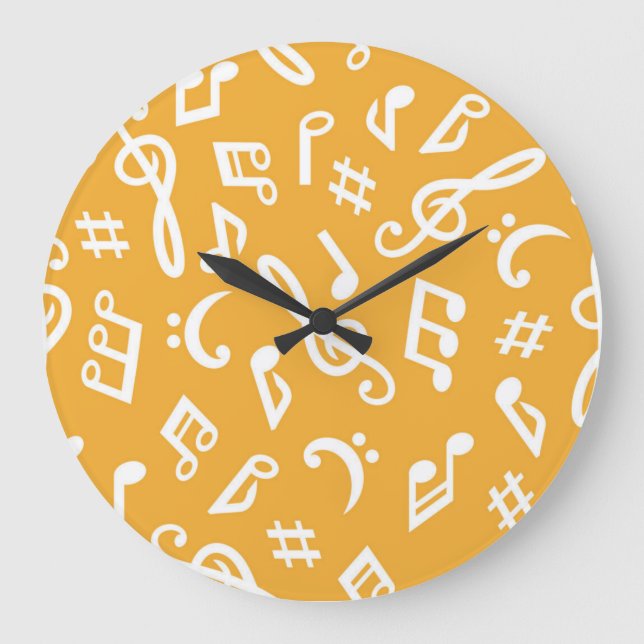 Reloj Redondo Grande Patrón musical (Anverso)