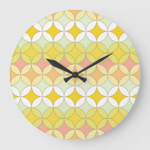 Reloj Redondo Grande Patrón sin problemas de estilo retro disco