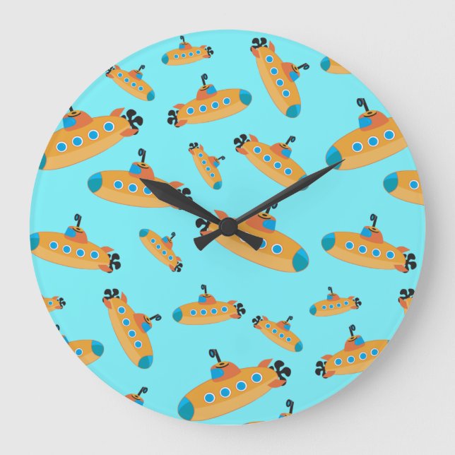 Reloj Redondo Grande Patrón submarino de corte (Anverso)