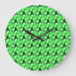Reloj Redondo Grande Patrón verde