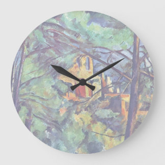 Reloj Redondo Grande Paul Cezanne - castillo francés Noir el señorío
