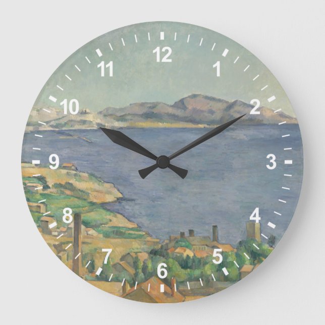 Reloj Redondo Grande Paul Cezanne el | el golfo de Marsella visto de L (Anverso)